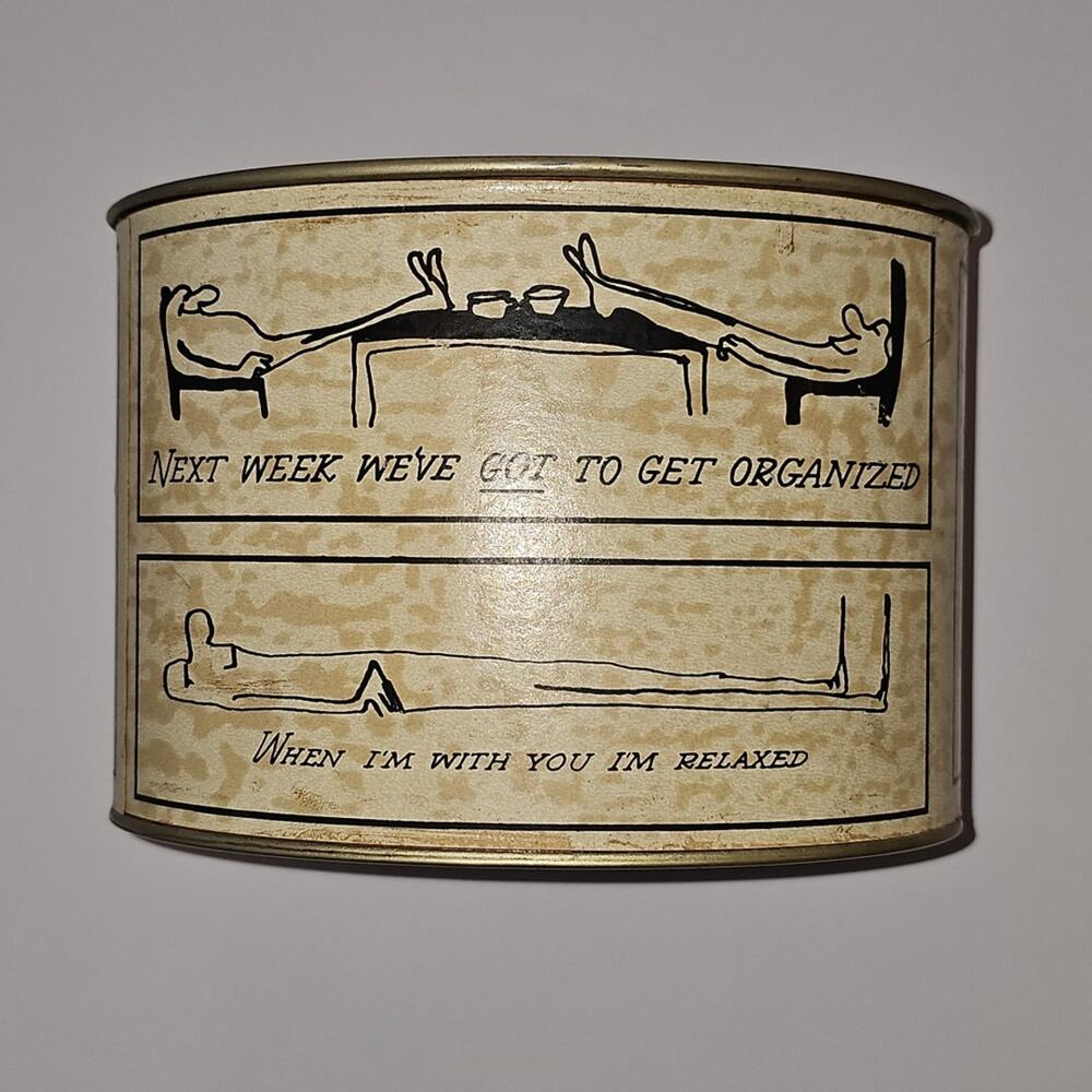 Vintage Gardner Comic Strip Canister 1955